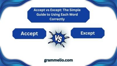 Accept vs Except