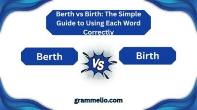 Berth vs Birth