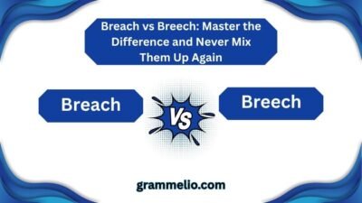 Breach vs Breech