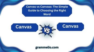Canvas vs Canvass