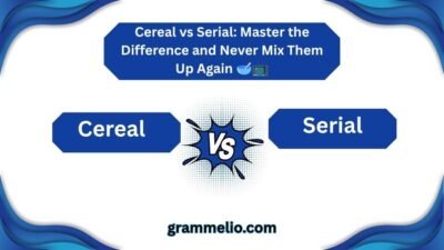 Cereal vs Serial
