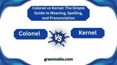 Colonel vs Kernel