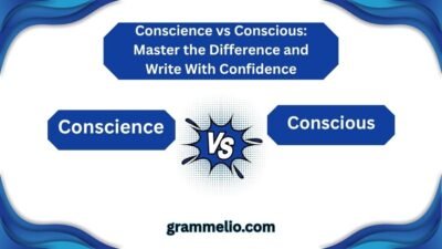 Conscience vs Conscious