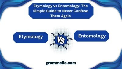Etymology vs Entomology