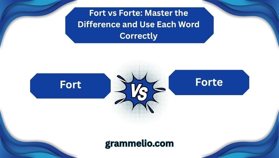 Fort vs Forte