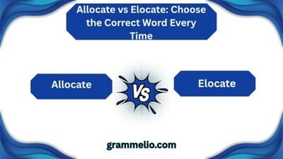 Allocate vs Elocate