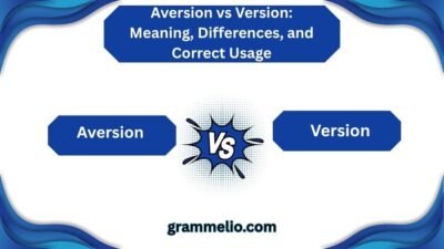 Aversion vs Version
