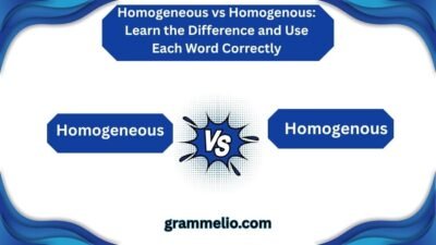 Homogeneous vs Homogenous