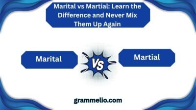 Marital vs Martial