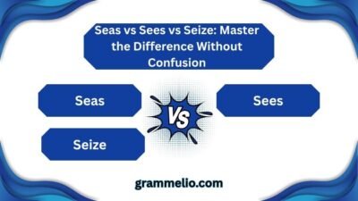 Seas vs Sees vs Seize