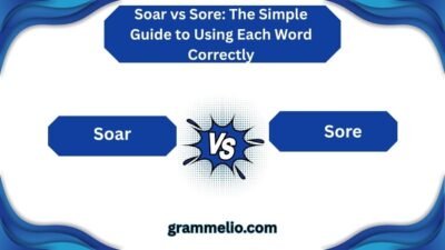 Soar vs Sore