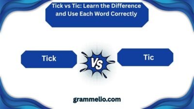 Tick vs Tic